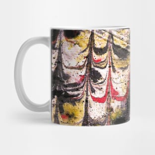 Abstract marble texture multicolor design Mug